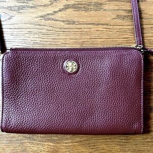 Crossbody Tory Burch Deep Berry handbag